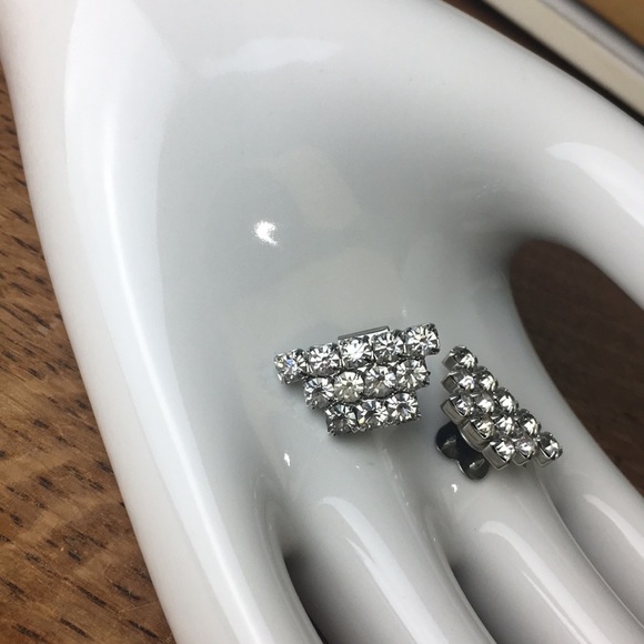 Vintage Rhinestone Shoe Clips - Picture 2 of 8